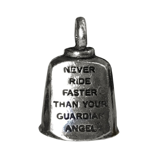 gremlin-bell-a gremlin bell NEVER RIDE FASTER THAN YOUR GUARDIAN ANGEL
