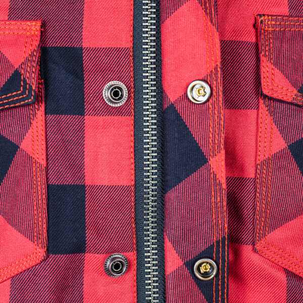 jaguar-zwart-rood-jas-3 Motor jas jaguar zwart rood