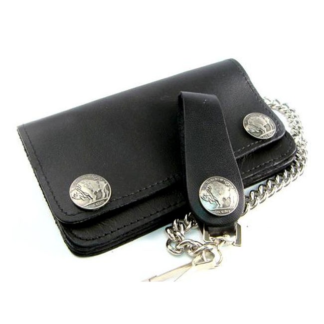 wallet-black-bull AMIGAZ BLACK LEATHER BIKER CHAIN WALLET